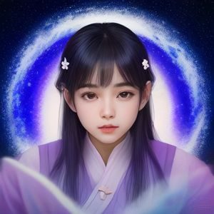 睡前放松轻柔音乐歌单封面，星空深蓝色调宁静氛围